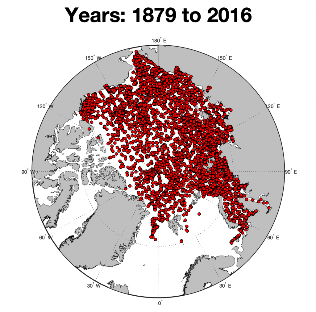 Version 2 Of On-Ice Arctic Sea Ice Thickness Measurements From 1879 To ...